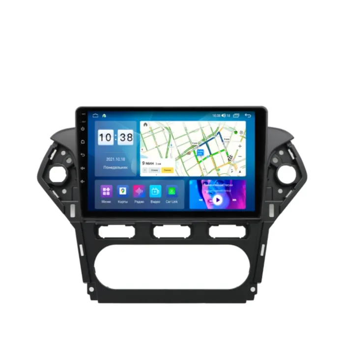 Магнитола для Ford Mondeo 2010-2015 черная Parafar на Андроид 14.0 PF145T1THD