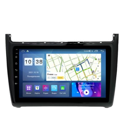 Магнитола для Volkswagen Polo 2009-2020 Parafar на Андроид 10.0 PF968Lite