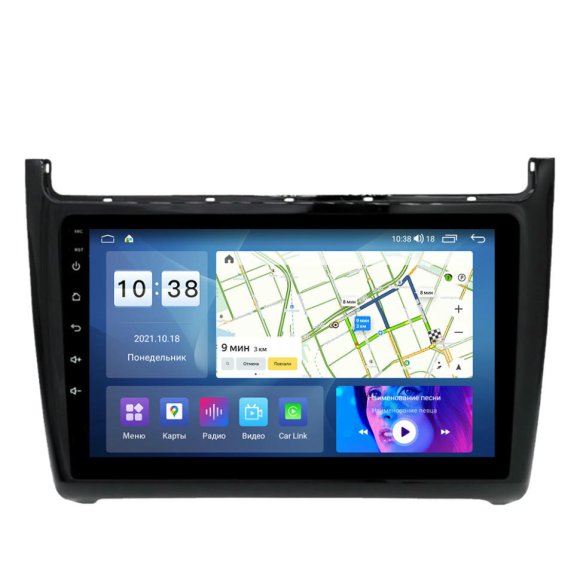 Магнитола для Volkswagen Polo 2009-2020 Parafar на Андроид 10.0 PF968Lite