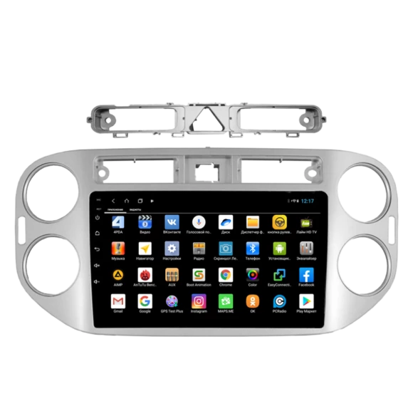Магнитола для Volkswagen Tiguan 2013-2015 Parafar (cо встроенным модулем для подключения камер 360) на Андроид 13 PF489XHD360
