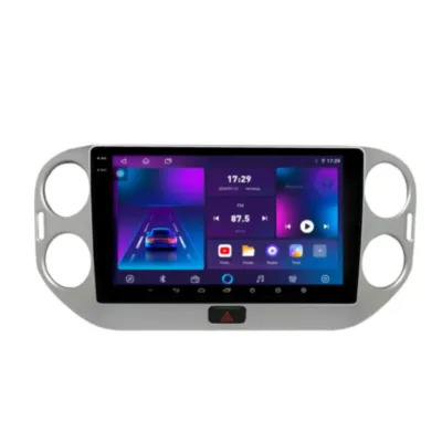 Магнитола для Volkswagen Tiguan 2007-2018 цвет Серебро Parafar на Андроид 13.0 PF488T3LUX2RN2K