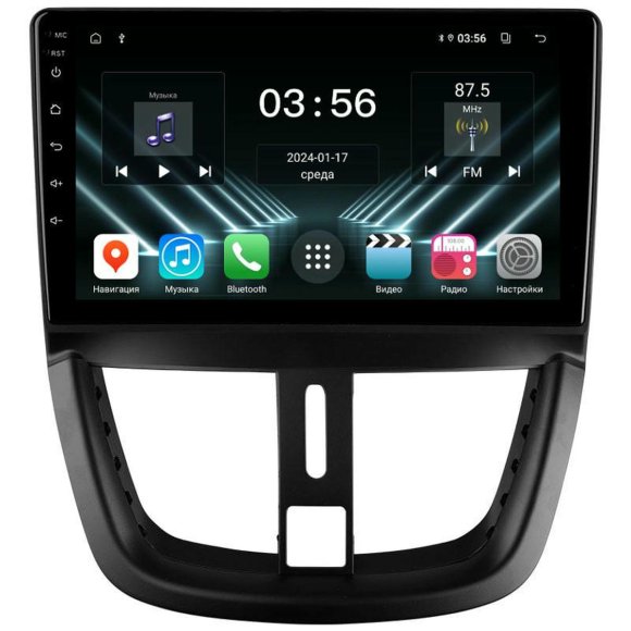 FarCar для Peugeot 207 на Android (DX3292M)