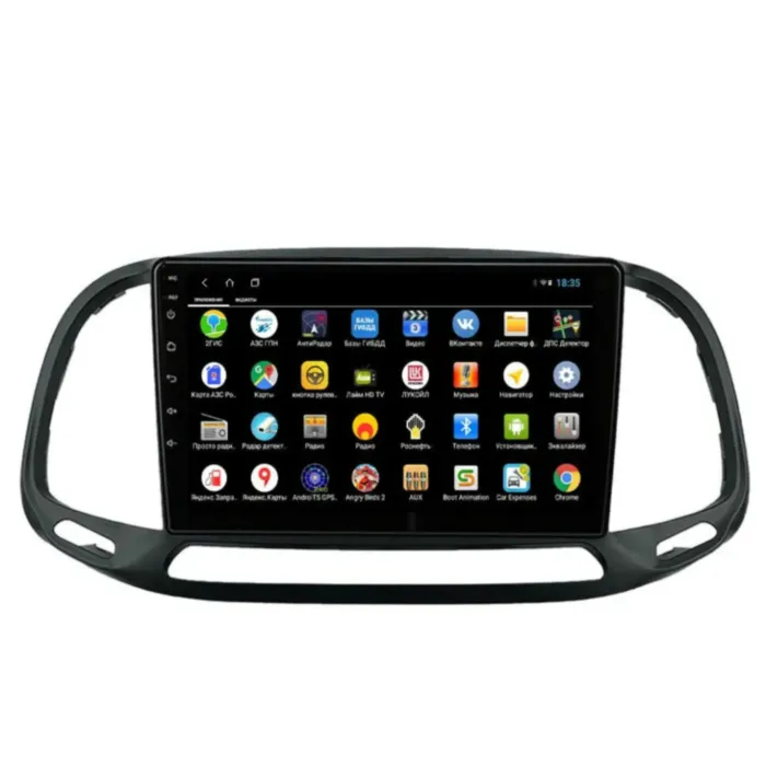 Магнитола для Fiat Doblo 2016-2019 Parafar (cо встроенным модулем для подключения камер 360) на Андроид 13 PF605XHD360