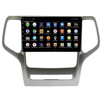 Магнитола для Jeep Grand Cherokee 2008-2012 Parafar (cо встроенным модулем для подключения камер 360) на Андроид 13 PF088LUX1XHD360