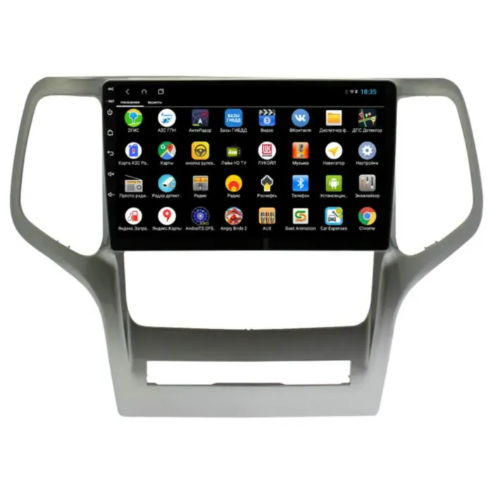 Магнитола для Jeep Grand Cherokee 2008-2012 Parafar (cо встроенным модулем для подключения камер 360) на Андроид 13 PF088LUX1XHD360