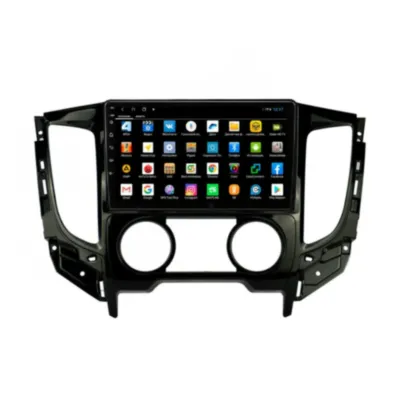 Магнитола для Mitsubishi Triton Manual Ac, Uv Black Parafar (cо встроенным модулем для подключения камер 360) на Андроид 13 PF168XHD360-AC