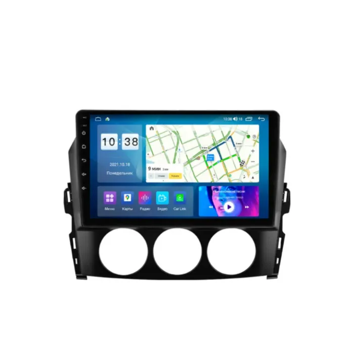 Магнитола для Mazda MX-5 2008-2015 Parafar (cо встроенным модулем для подключения камер 360) на Андроид 13 PF284LUX1XHD360