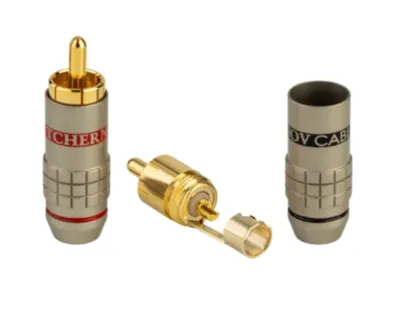 Tchernov Cable RCA Plug Standard S (Red)