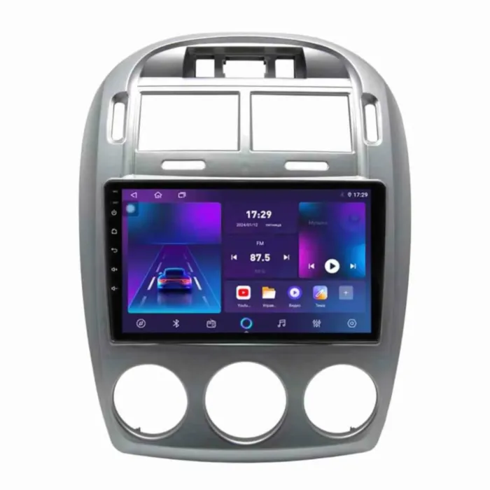 Магнитола для Kia Cerato Hatchback LD 2004-2006 без климат-контроля Parafar на Андроид 14.0 PF278T2LUX1MRG