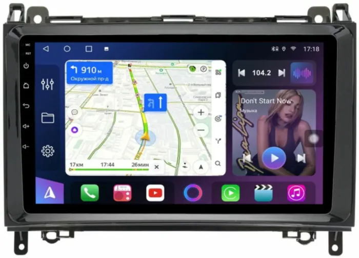 FarCar s500 Plus для Mercedes-Benz A ,B, Sprinter, Viano ,VW Crafter на Android (BM068M)