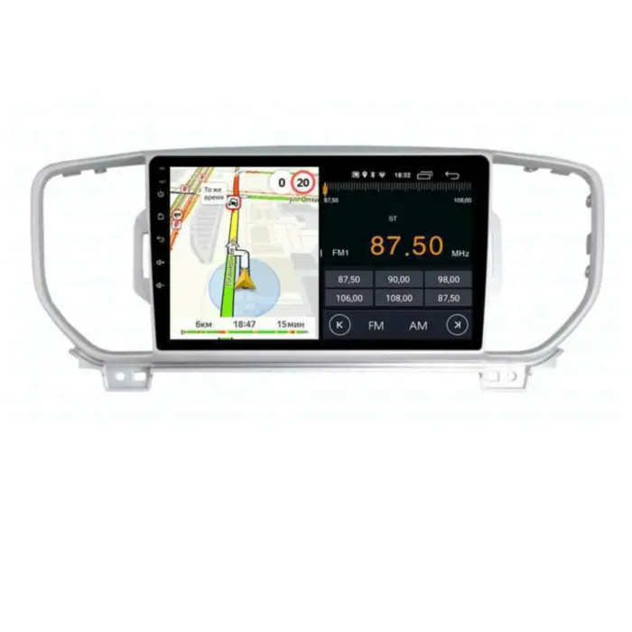 Магнитола для Kia Sportage 2016-2018 Parafar на Андроид 10.0 PF576LUX1TRG