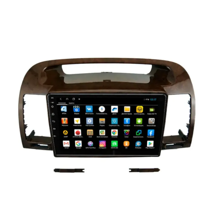 Магнитола для Toyota Camry v30 до 2006 Parafar (cо встроенным модулем для подключения камер 360) на Андроид 13 PF061XHD360-W