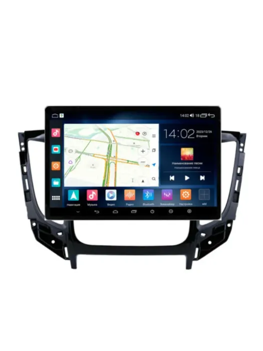 Магнитола для Mitsubishi Triton Auto Ac, Uv Black Parafar на Андроид 13.0 PF168LUX113u2kAIR