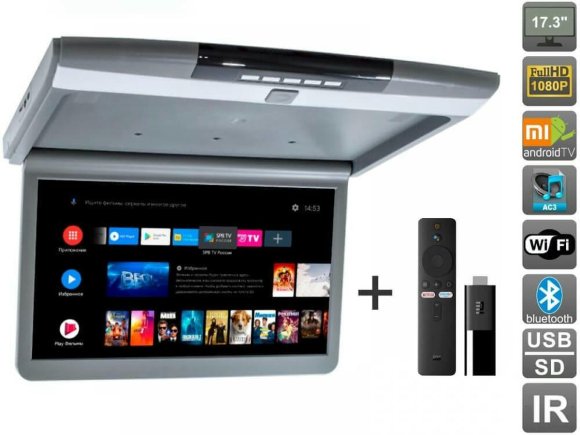 AVEL AVS1717MGR + Xiaomi Mi TV Stick + AV1252DC