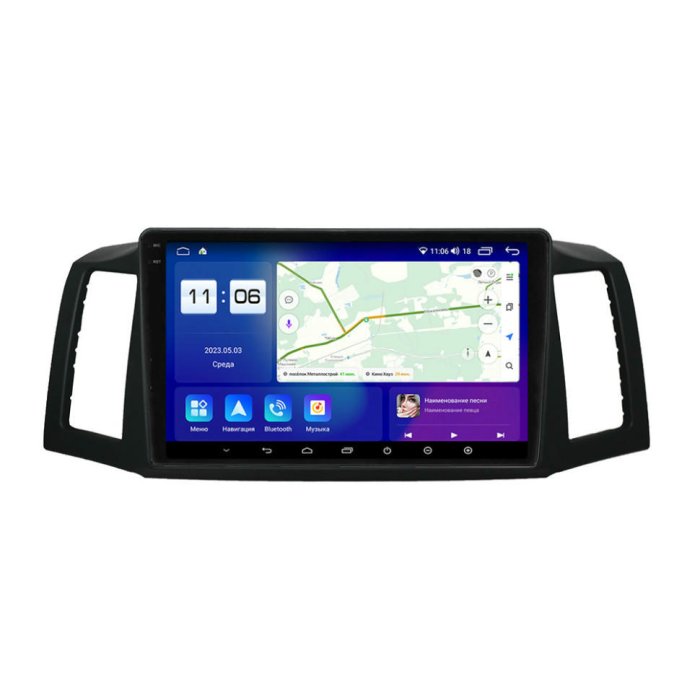 Магнитола для Jeep Grand Cherokee 2004-2007 для авто без монитора Parafar (cо встроенным модулем для подключения камер 360) на Андроид 13.0 PF087U2K360
