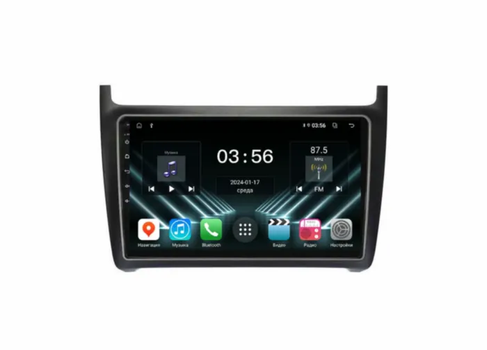 FarCar для VW Polo на Android (DX910M черная)