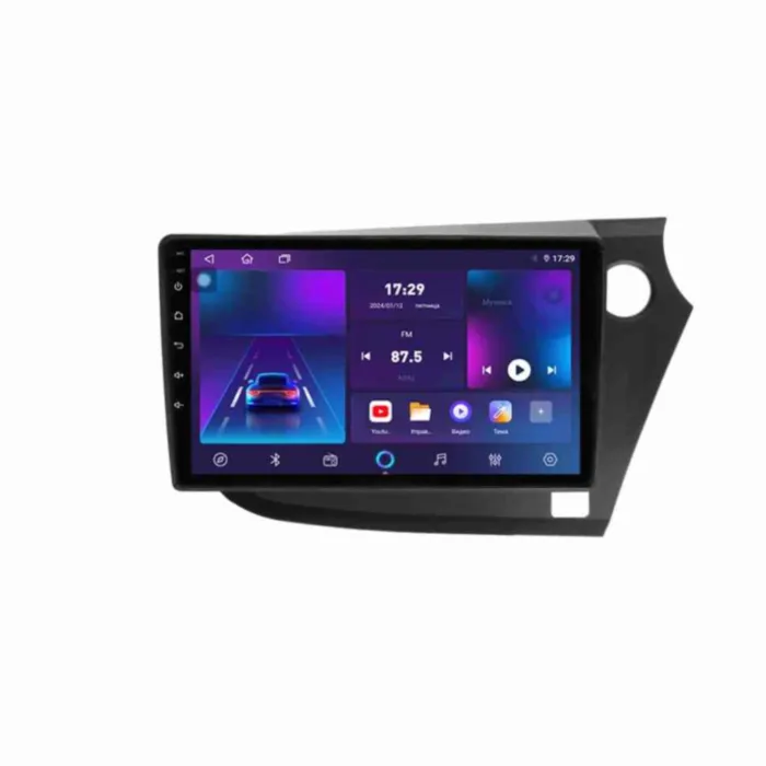 Магнитола для Honda Insight 2009-2014 правый руль Parafar на Андроид 12.0 PF640LUX1RGu