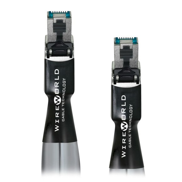 Wireworld Platinum Starlight 8 Twinax Ethernet Cable CAT 8 Grey 1m