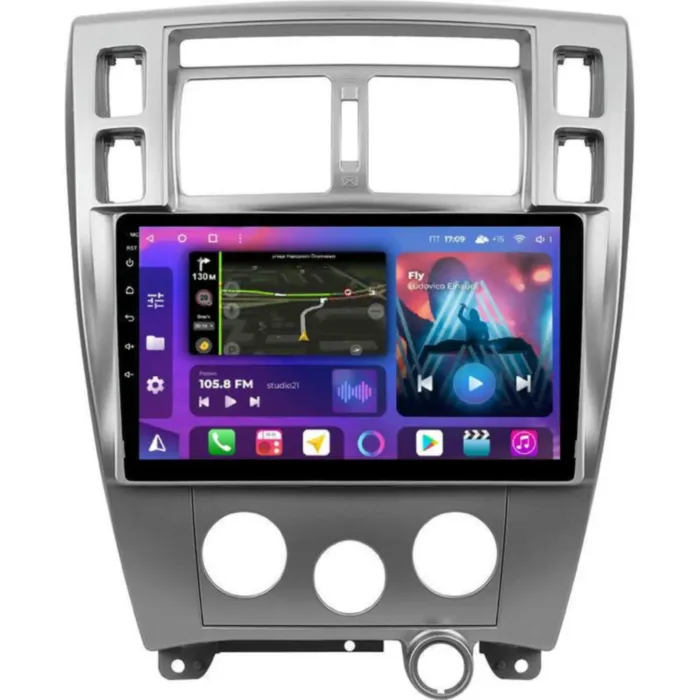 FarCar s400 для Hyundai Tucson на Android (XL3037M серебро)