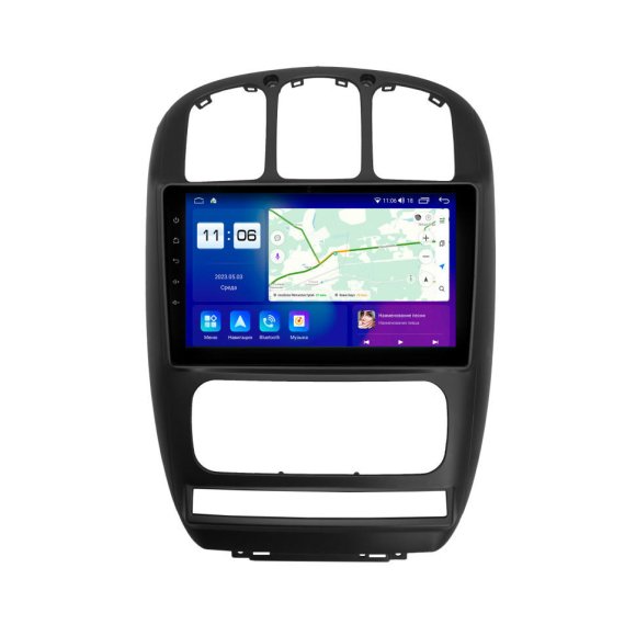Магнитола универсальная для Chrysler/Dodge Pacifica / Caravan 2006-2012 Parafar на Андроид 13.0 PF673LUX2RNF
