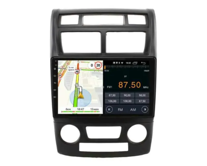 Магнитола для Kia Sportage 2 2007-2010 с климат-контролем Parafar на Андроид 14.0 PF536MRG