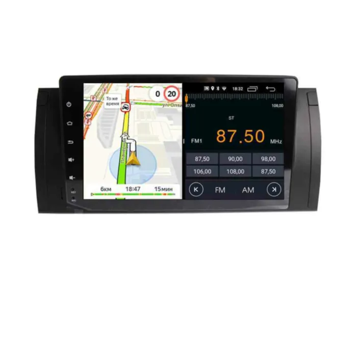 Магнитола для BMW X5 1995-2003 / E39 1995-2003 / E53 2000-2007 Parafar на Андроид 14.0 PF395KHD