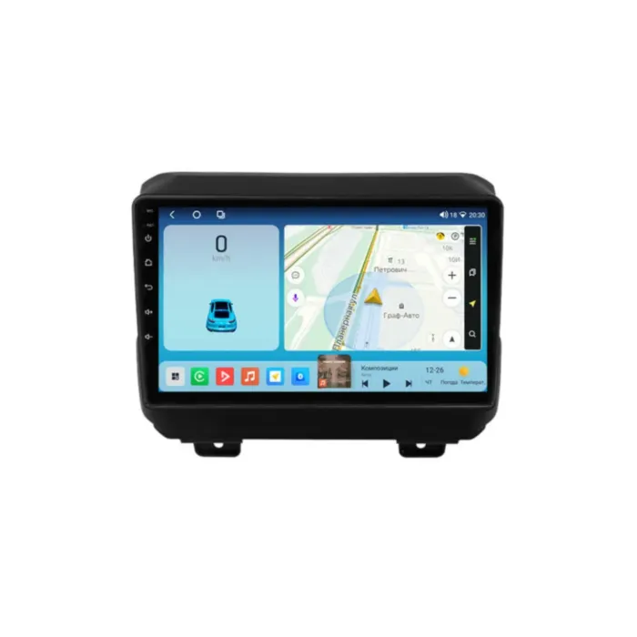 Магнитола для Jeep Wrangler 2018-2019 Parafar на Андроид 14.0 PF594LUX1THD