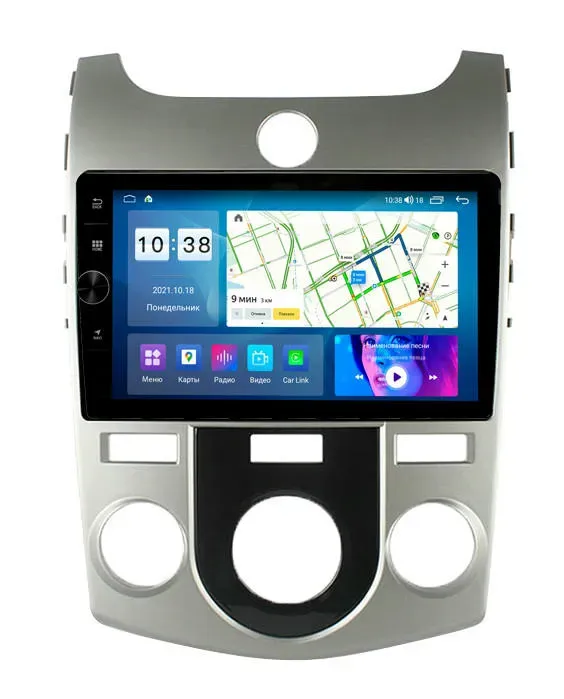 Магнитола для Kia Cerato Forte 2007-2013 с климатом Parafar на Андроид 13.0 PF279T1FHDAV