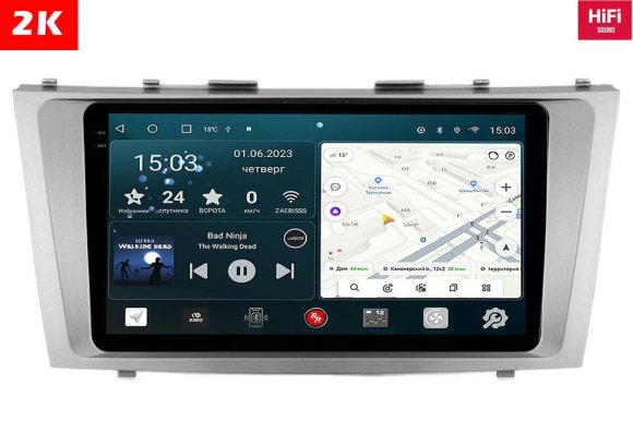 2К RedPower 75264 Hi-Fi для Toyota Camry XV40 (01.2006-09.2011) темно-серая