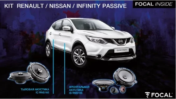 FOCAL KIT Renault\Nissan\Infinity\Mitsubishi Passive