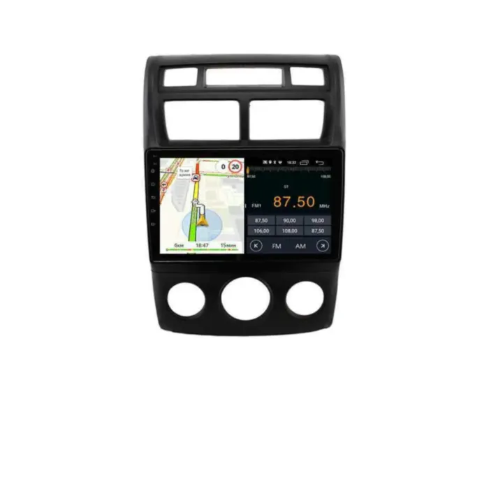 Магнитола для Kia Sportage 2 2007-2010 с кондиционером Parafar на Андроид 14.0 PF536-ACMRG