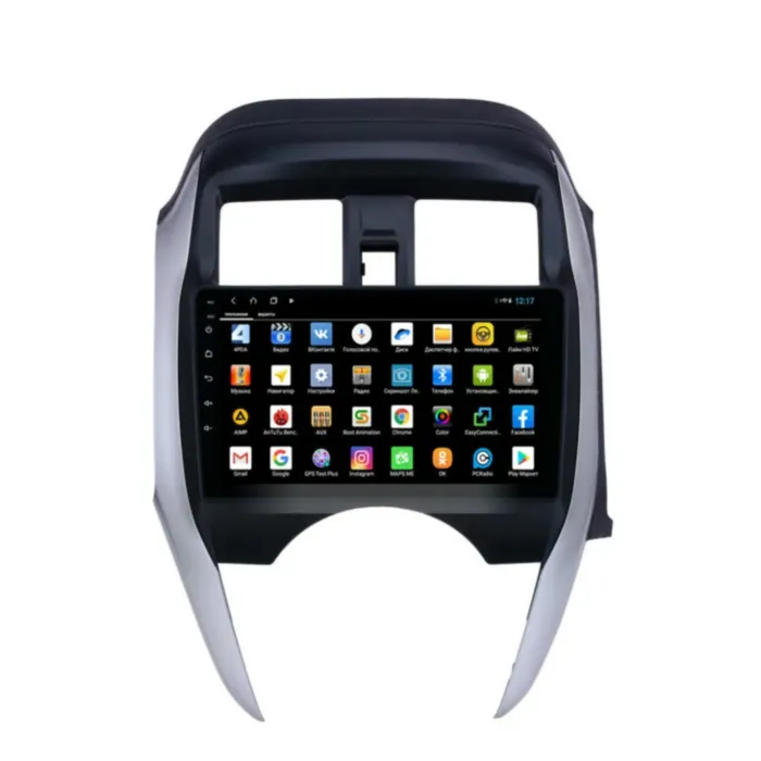 Магнитола для Nissan Sunny/Almera 2014-2018 Rhd Parafar (cо встроенным модулем для подключения камер 360) на Андроид 13 PF173XHD360