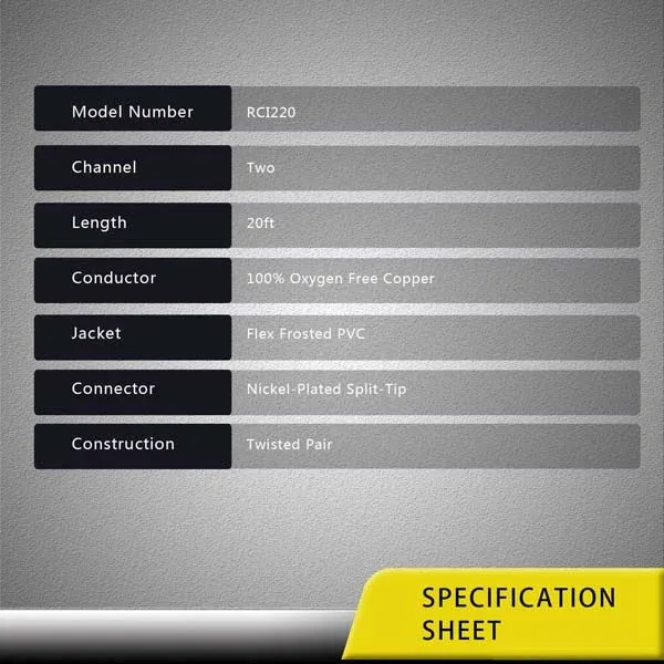 RECOIL RCI220 (2CH,6m)