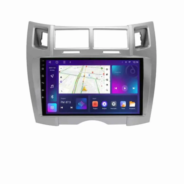 Магнитола для Toyota Yaris, Vitz, Platz 2005-2010 Parafar (cо встроенным модулем для подключения камер 360) на Андроид 13.0 PF585LUX1RNP360