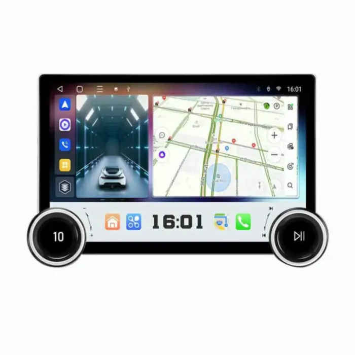 Магнитола универсальная под 1 дин для установки планшета 9 дюймов Parafar на Андроид 10.0 PF180LUX1rnfAIR