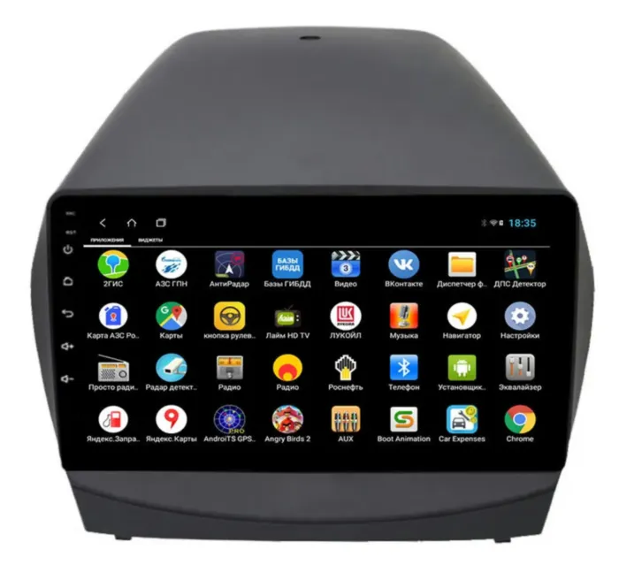 Магнитола для Hyundai Tucson 2 LM IX35 2009-2015 Parafar (cо встроенным модулем для подключения камер 360) на Андроид 13 PF361T1XHD360