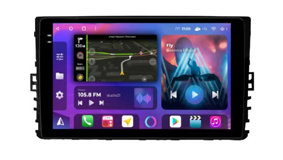 FarCar s400 2K для Volkswagen на Android (XXL1081M)
