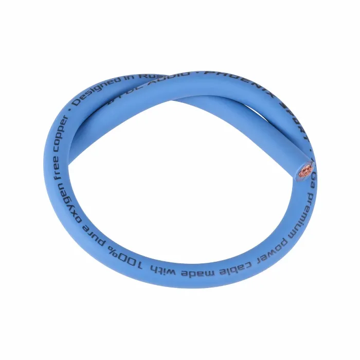 DL Audio Phoenix Sport Power Cable 4 Ga Blue