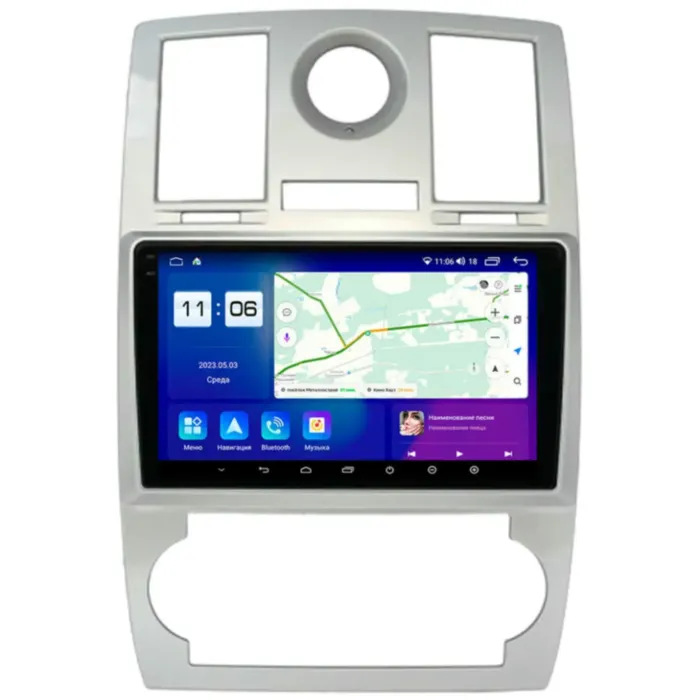 Магнитола для Chrysler 300С 2005-2007 Parafar (cо встроенным модулем для подключения камер 360) на Андроид 13.0 PF030LUX1U2K360