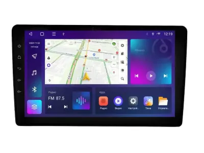 Магнитола универсальная под 1 дин для установки планшета 9 дюймов Parafar на Андроид 13.0 PF180LUX1RNF