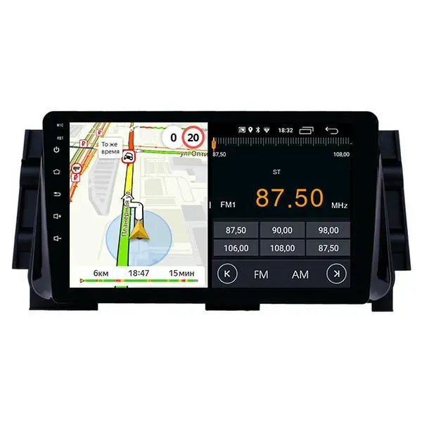 Магнитола для Nissan Micra/Kicks 2017 Parafar на Андроид 12.0 PF170RGx