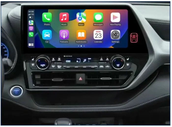 RedPower 85484PROTOP для Toyota Highlander XU70 (КИТАЙ) в топовой комплектации с большим экраном (04.2019-12.2025)