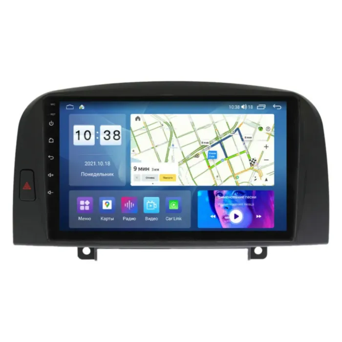 Магнитола для Hyundai Sonata 2005-2011 Parafar на Андроид 12.0 PF312RGu