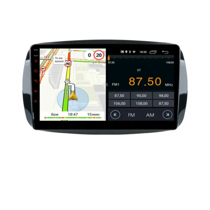 Магнитола для Mercedes Smart 2016+ Parafar на Андроид 12.0 PF214RGu