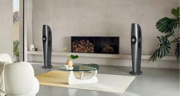 KEF Blade One Meta Piano Black Grey