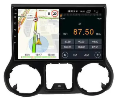 Магнитола для Jeep Wrangler 2015-2017 Parafar на Андроид 10.0 PF099TRG