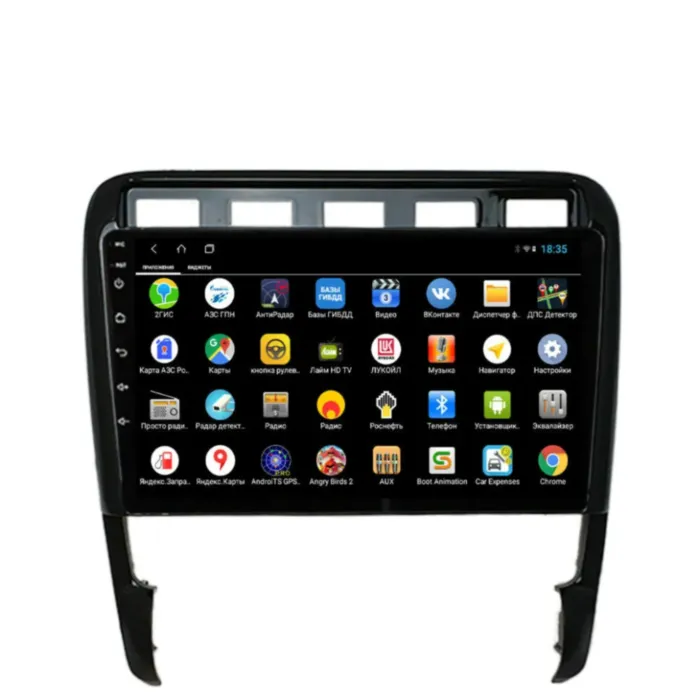 Магнитола для Porsche Cayenne 2002-2010 Parafar (cо встроенным модулем для подключения камер 360) на Андроид 13.0 PF954LUX1XHD360