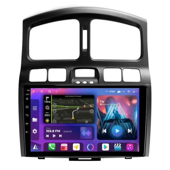 FarCar s400 для Hyundai Santa Fe, Santa Fe Classic на Android (TM3048M)