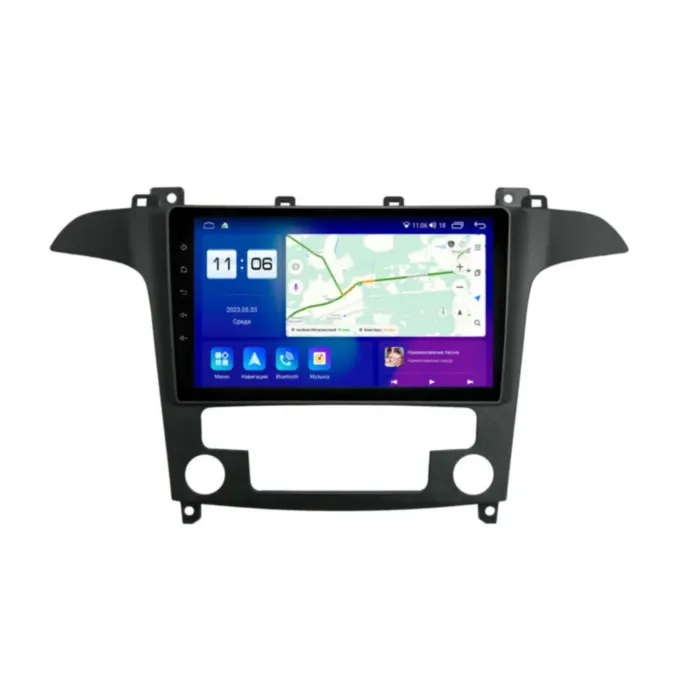 Магнитола для Ford S-MAX 2001-2008 Parafar на Андроид 10.0 PF686T1LUX1Lite