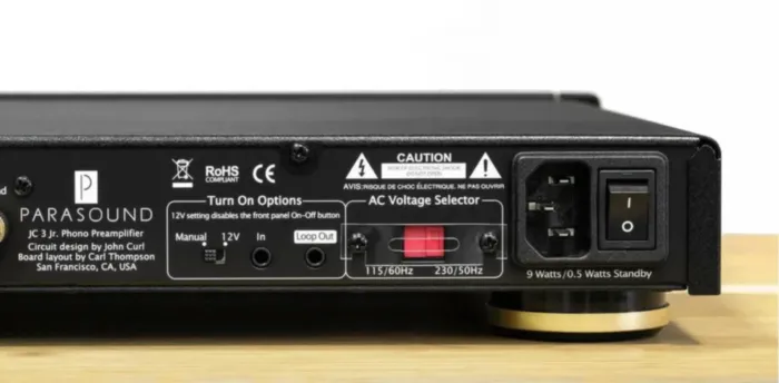 Parasound JC3 JR Black